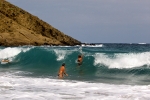 Vlny na Cala Mesquida